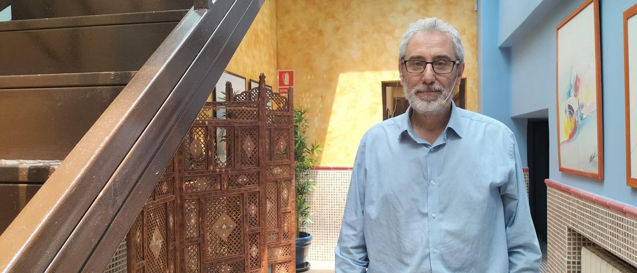 Francisco Javier Giráldez García durante el encuentro de ganaderos de vacuno de leche (Afriza) en Zamora. | LOZ