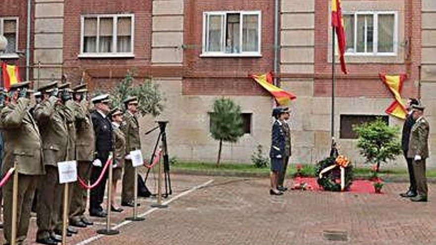 Acto militar en Zamora.