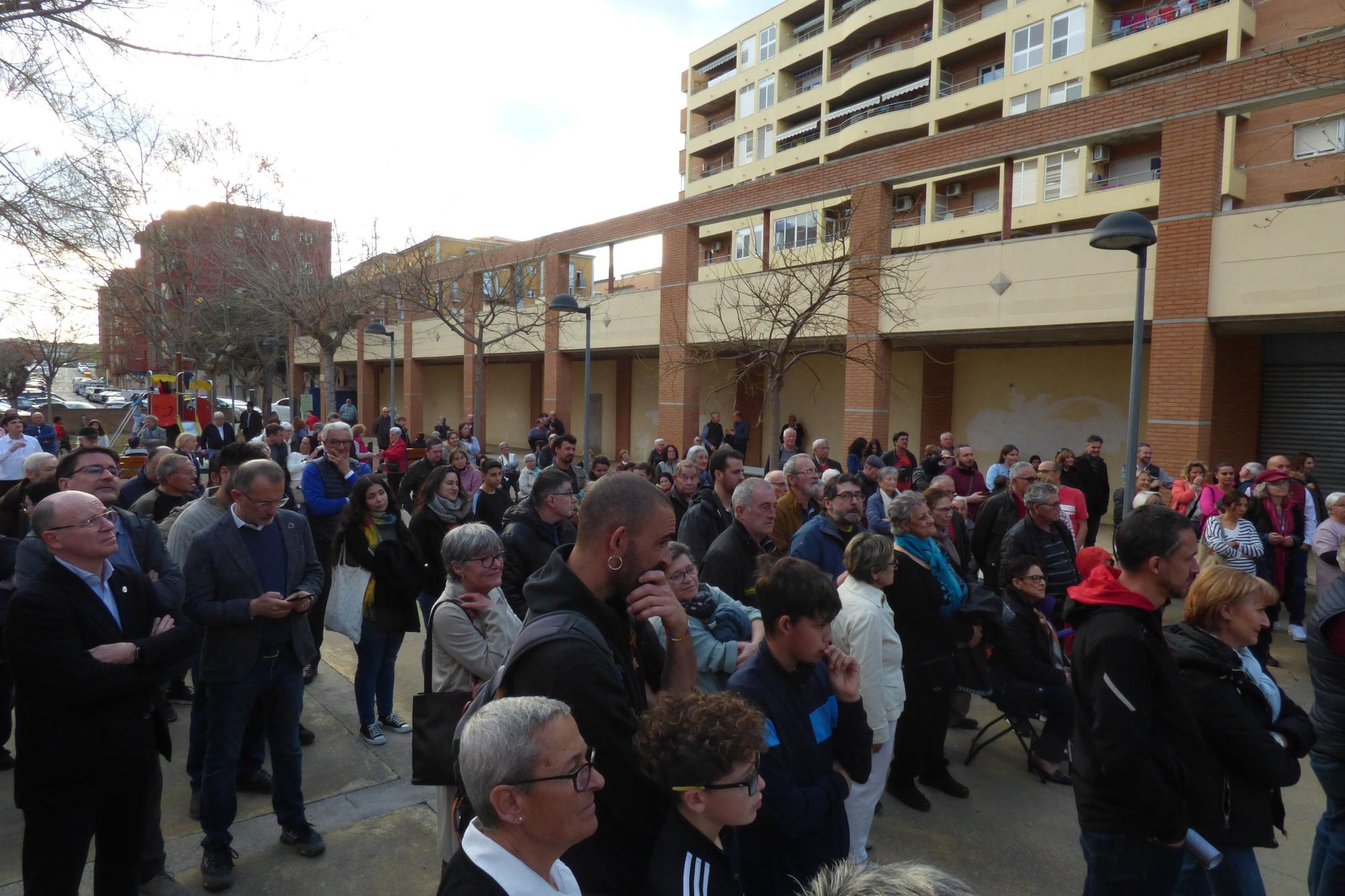 Figueres ret homenatge a l'activista veïnal Carmela Juárez