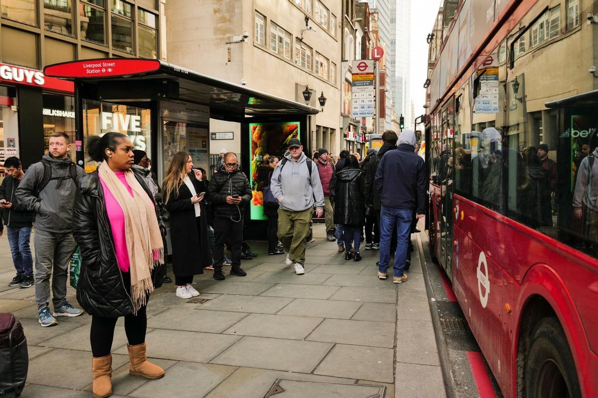 La huelga en el metro de Londres paraliza todas las líneas