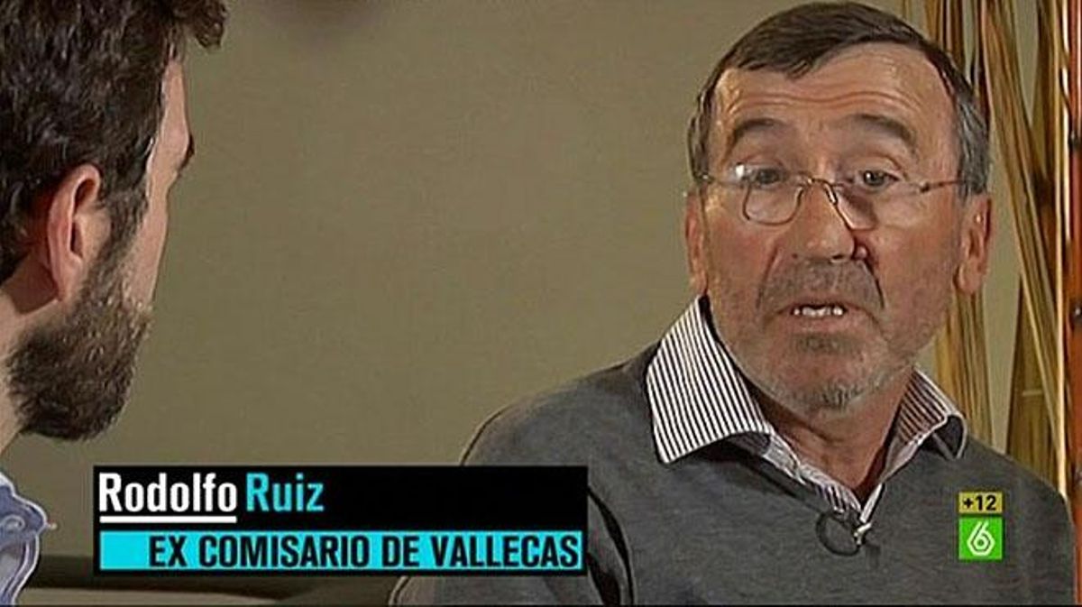Gonzo va entrevistar l’excomissari de Vallecas Rodolfo Ruiz (La Sexta).