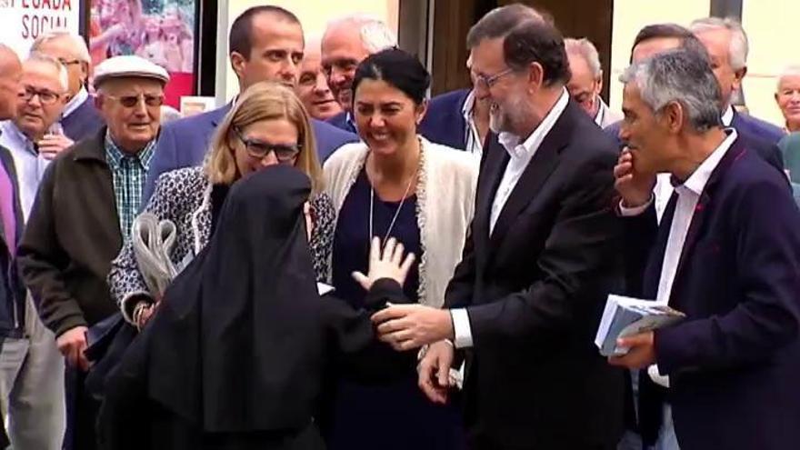 Simpática anécdota de Rajoy con dos monjas en Lugo