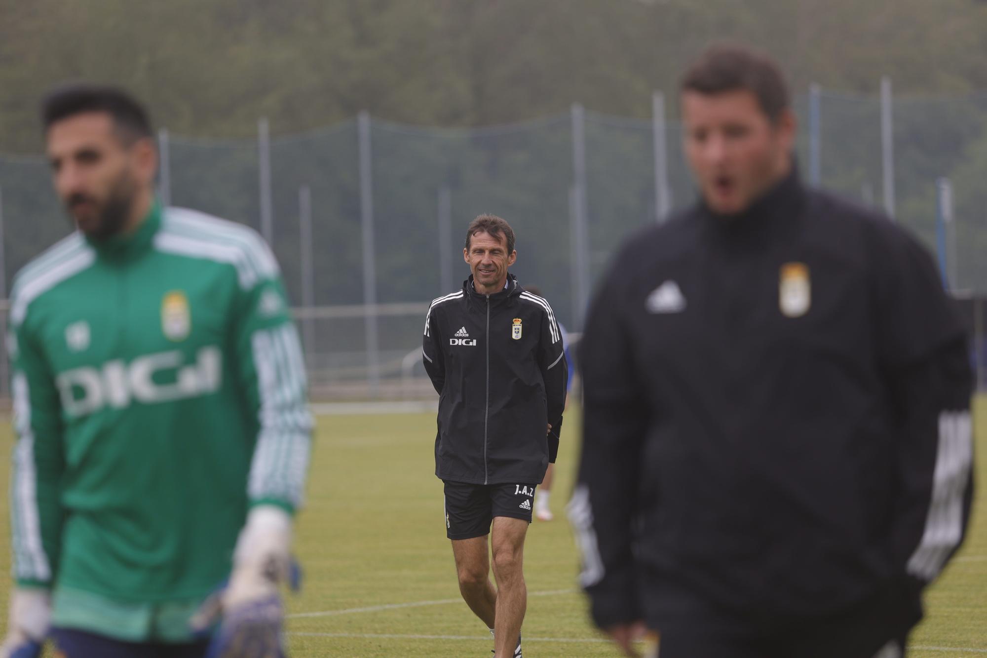 Las imágenes del entrenamiento del Oviedo