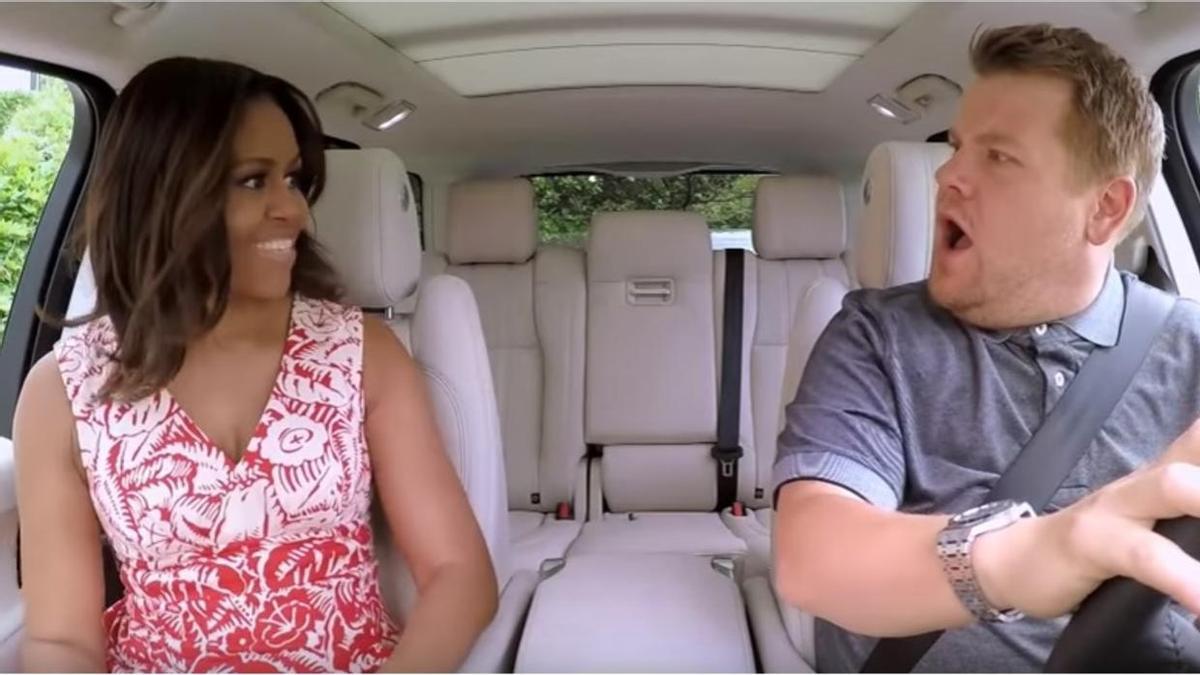 Michelle Obama en el Carpool Karaoke