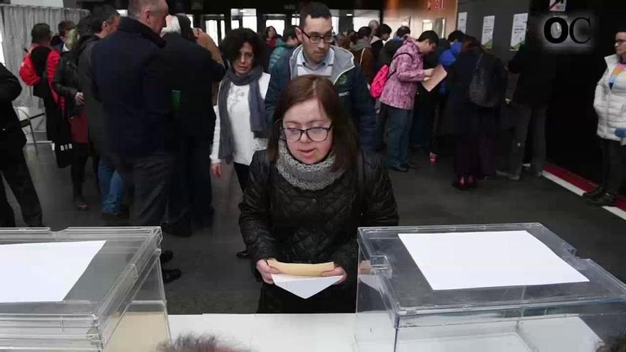 Simulacro de voto para personas con diversidad intelectual