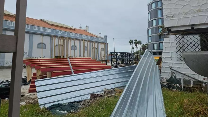 Deterioro en el entorno del parque Santa Catalina y el edificio Miller