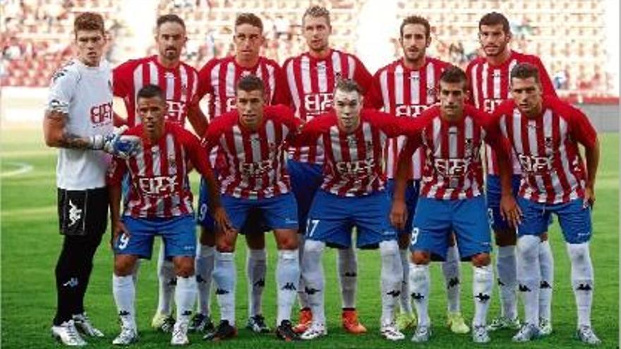 L&#039;equip titular que Pablo Machín va utilitzar dissabte passat en el Trofeu Costa Brava contra l&#039;Espanyol.