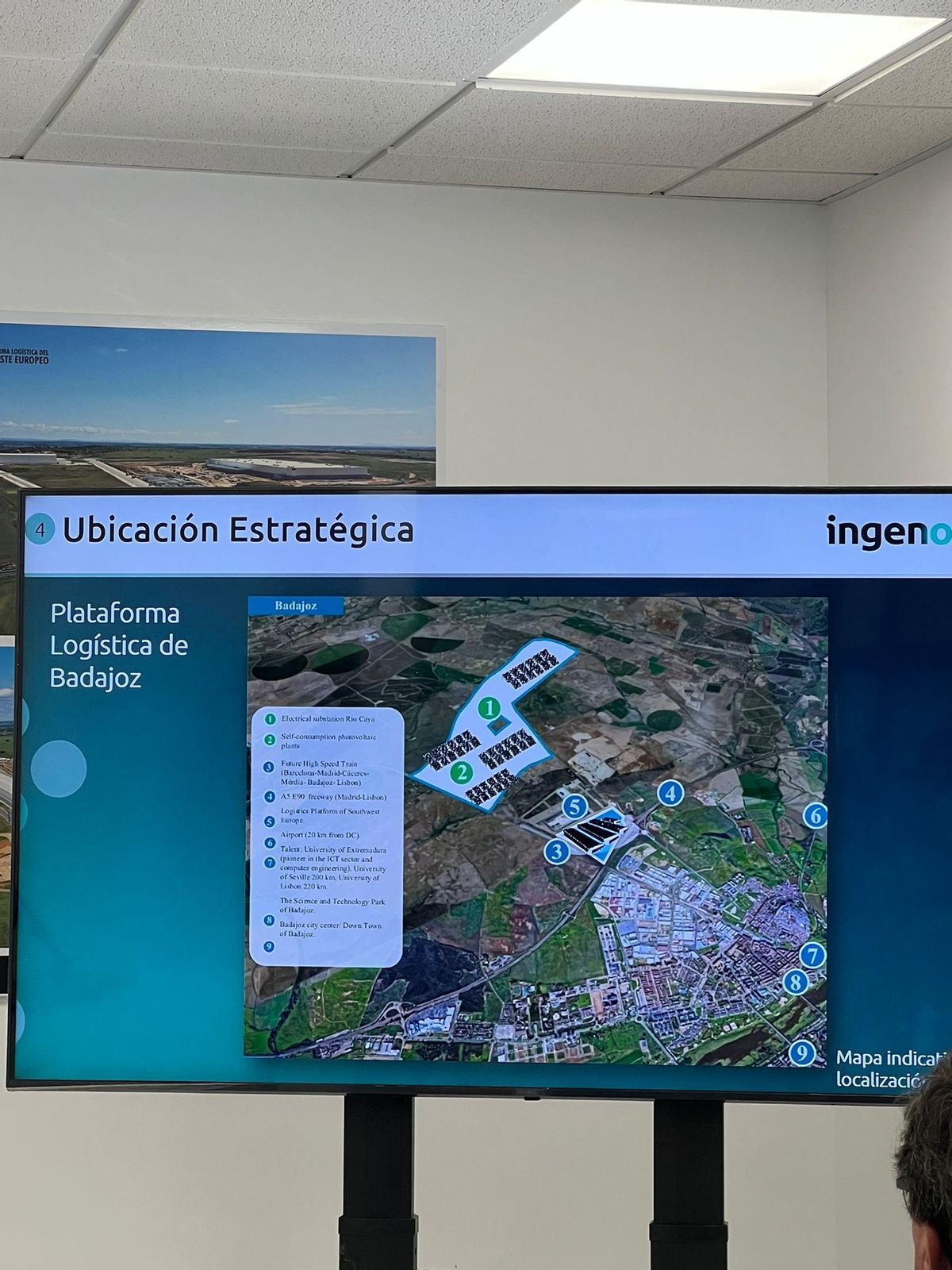 Ubicación del proyecto en Badajoz.