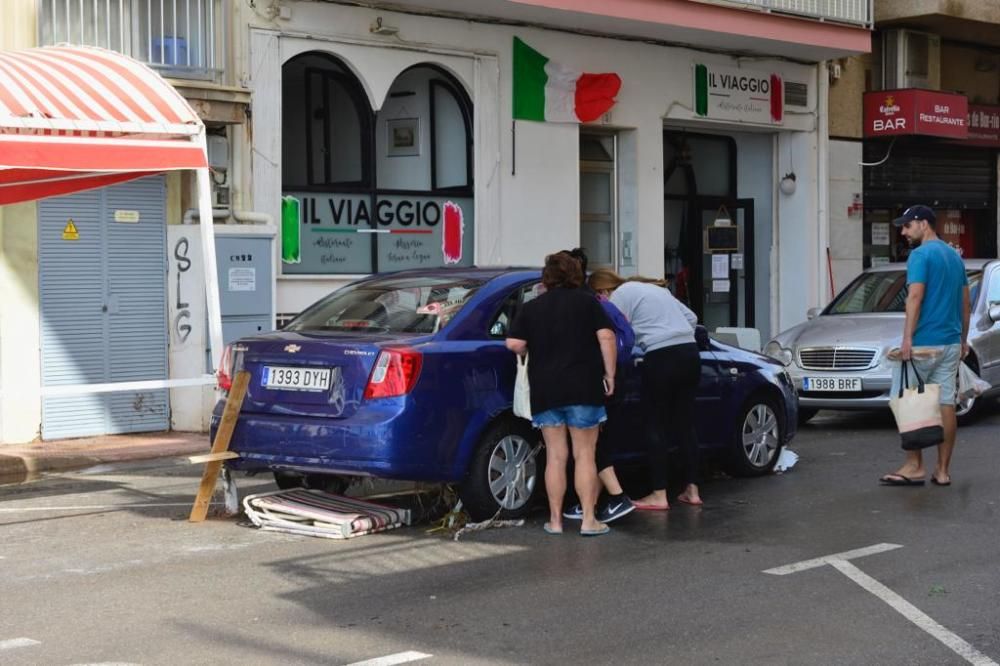 Así se recupera Santa Pola de la gota fría