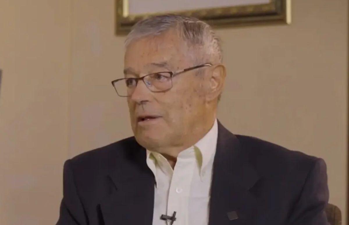 Inocencio Hernández González, durante una entrevistas concecida a la Televisión Canaria.