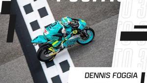 Dennis Foggia logra la pole position