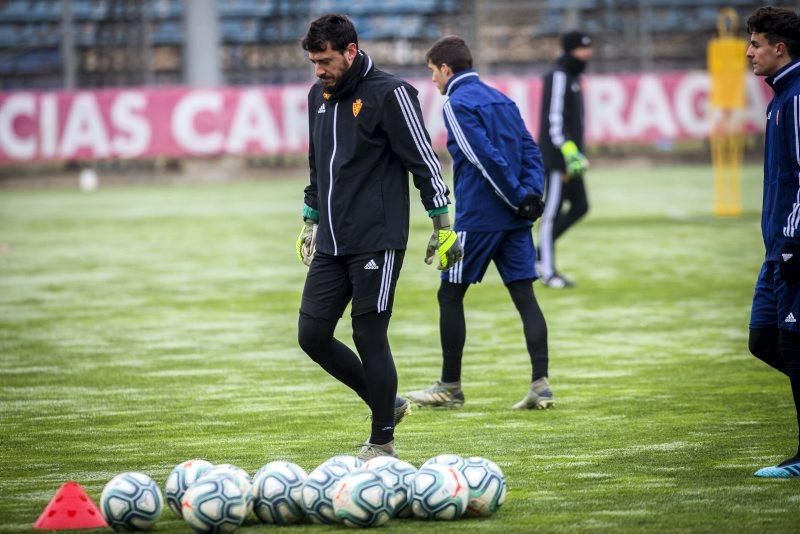 Entrenamiento del Real Zaragoza de hoy 30 de diciembre