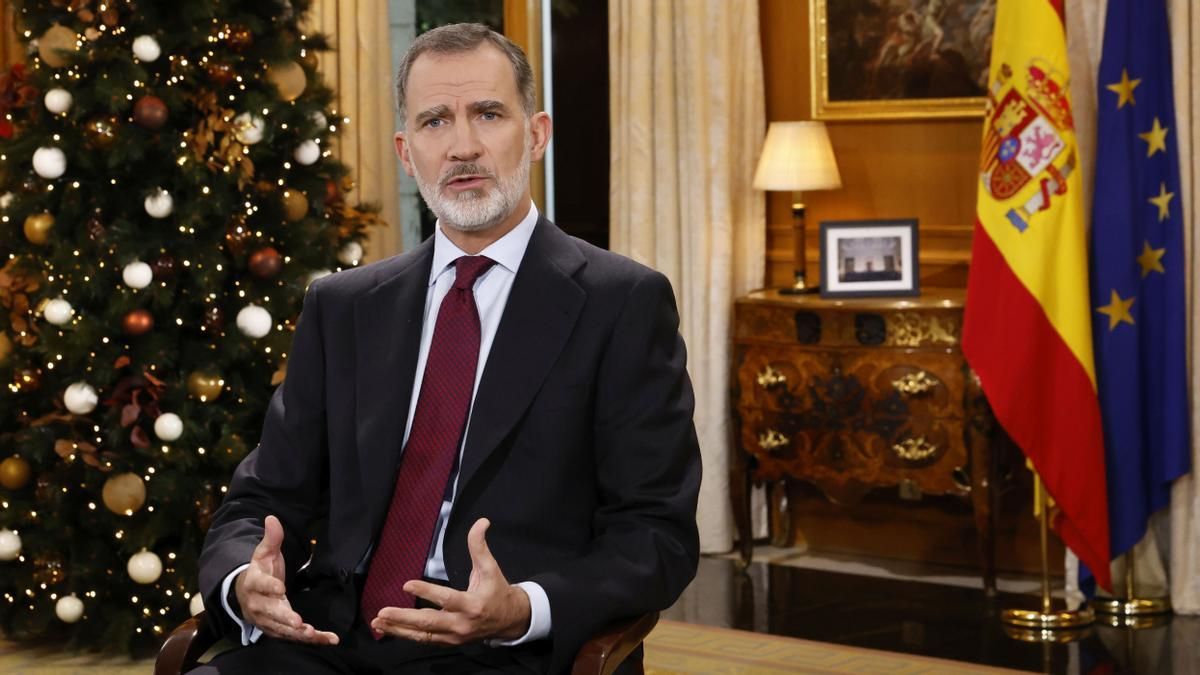 Felipe VI, en su discurso de Nochebuena.