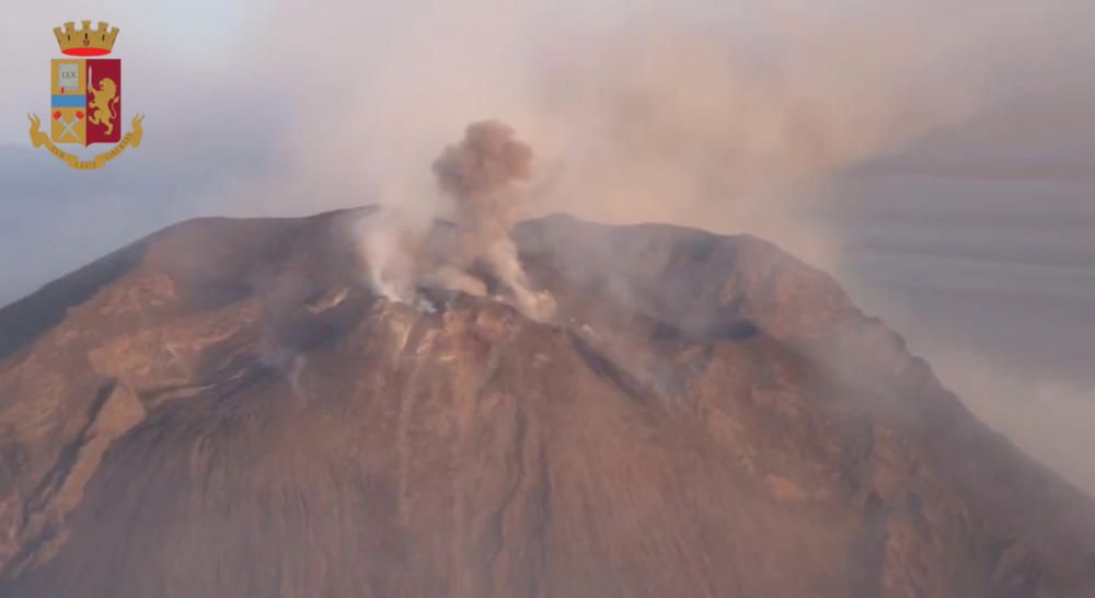 Erupció del volcà Stromboli