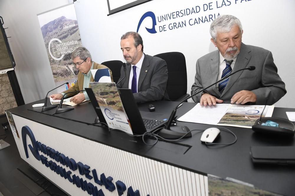 Presentación del programa de la Universidad de Verano de Maspalomas