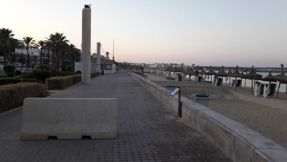 Playa de Palma Mallorca Barrieren