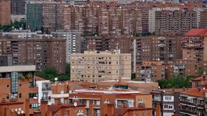 Viviendas en Madrid, en el barrio de Vallecas. 