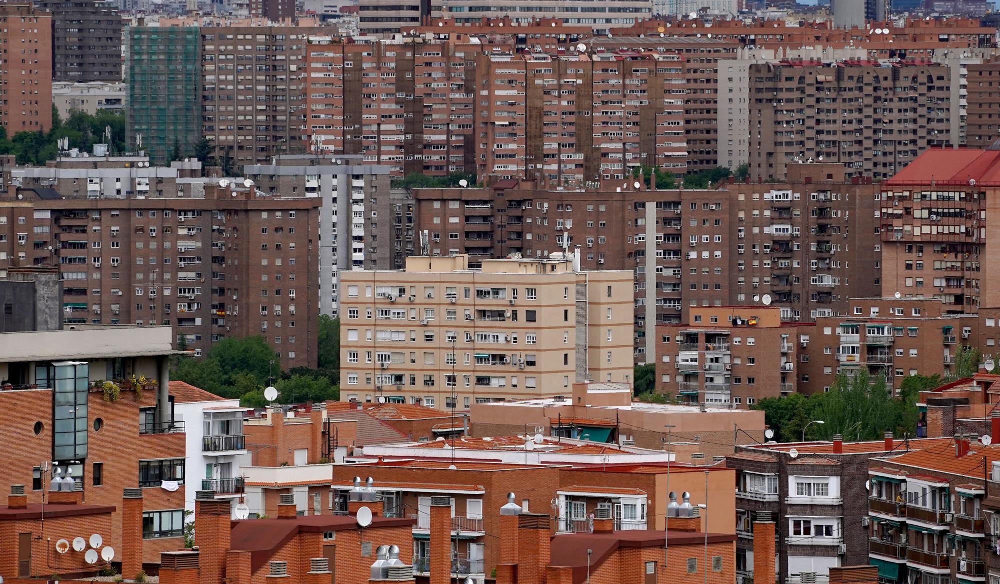 Viviendas en Madrid, en el barrio de Vallecas. FOTO: JOSÉ LUIS ROCA