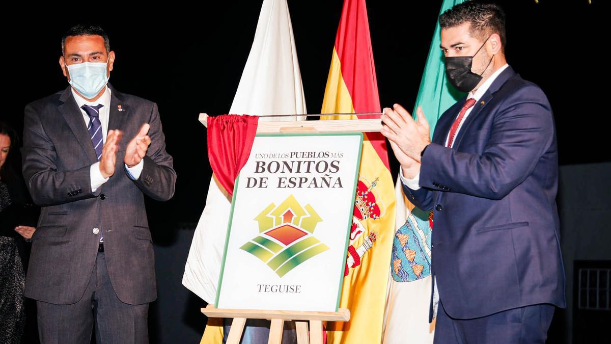 Acto de proclamación de Teguise como 'Uno de los Pueblos más Bonitos de España'