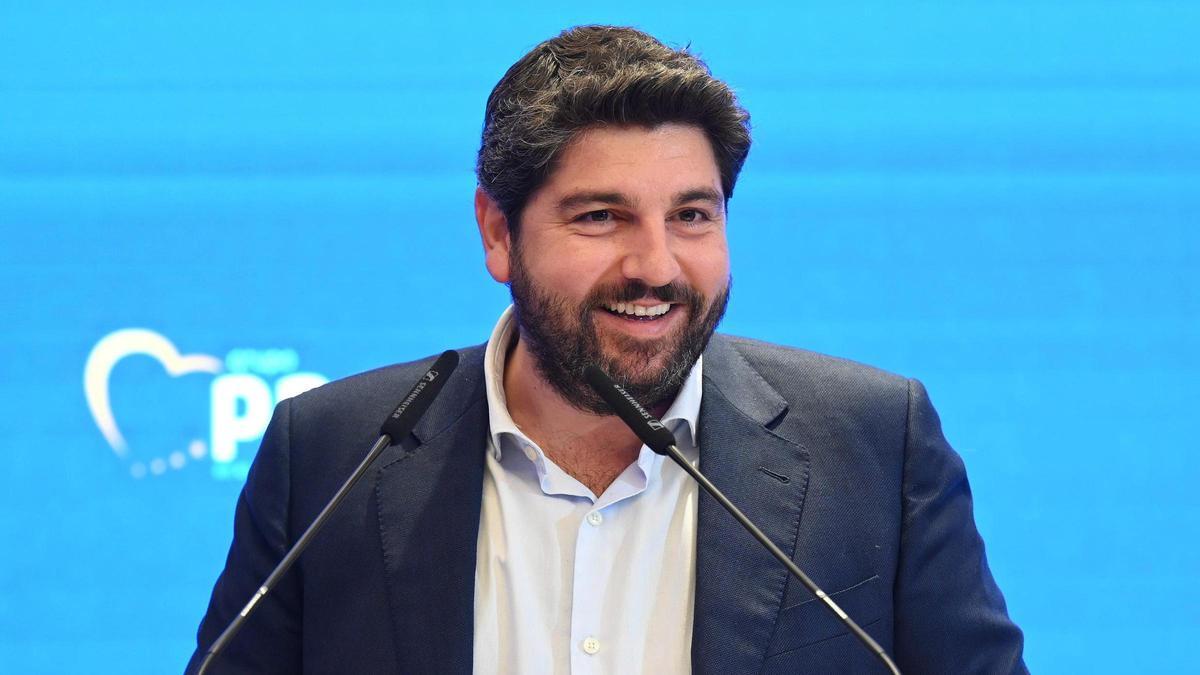 Fernando López Miras, presidente de la Región.