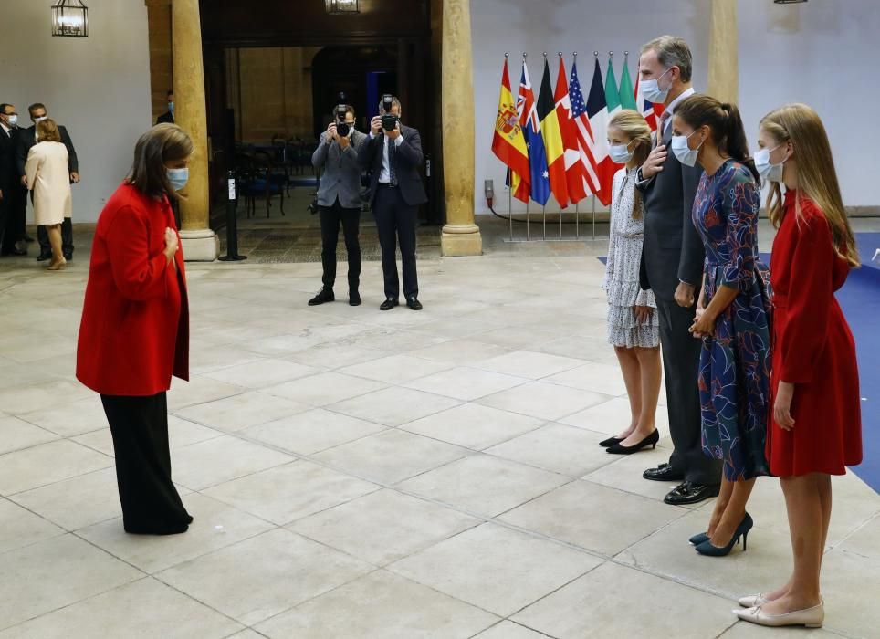 La Familia Real en la audiencia de los Premios