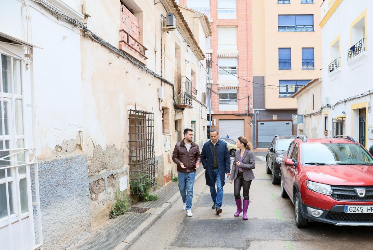 Calle 'Oria y Cantoria' del barrio de San José, en Lorca.
