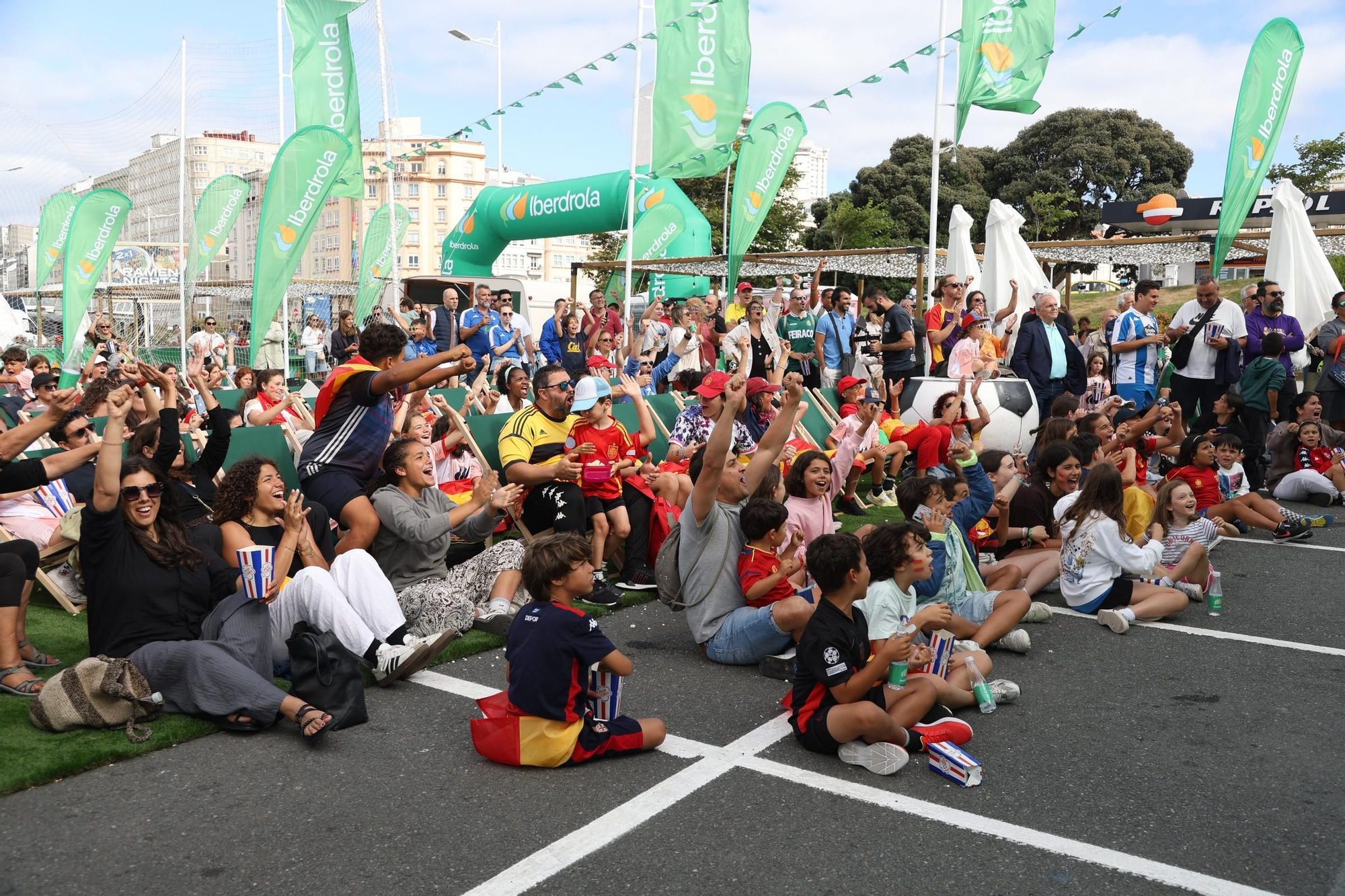 Eurocopa femenina: 'fan zone' en la explanada de Riazor para seguir el España - Bélgica