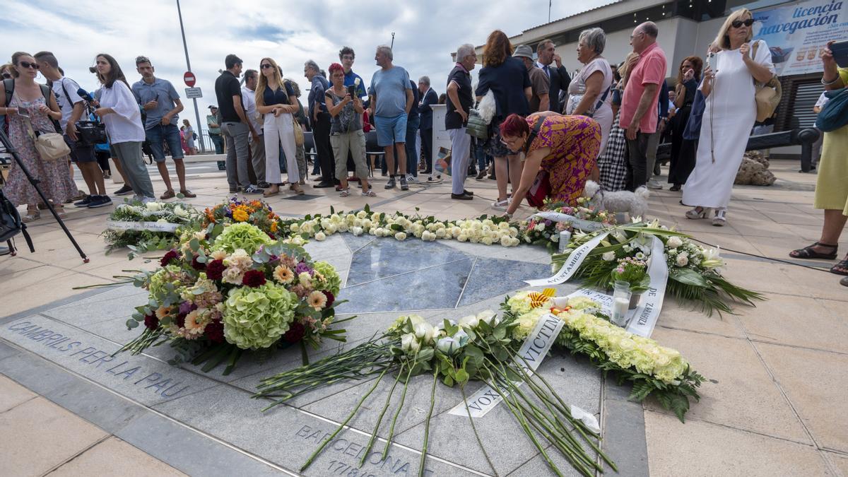 Acto de homenaje a las victimas de los atentados de Barcelona y Cambrils