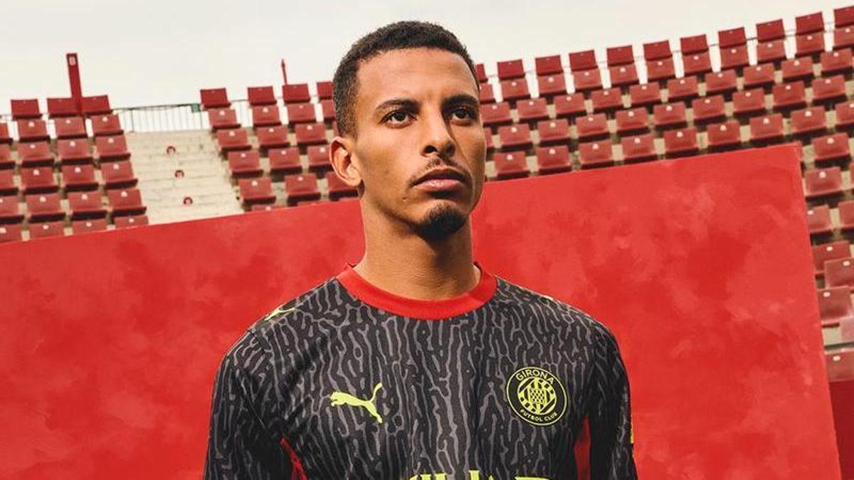 Azzedine Ounahi, amb la segona equipació de la temporada vinent
