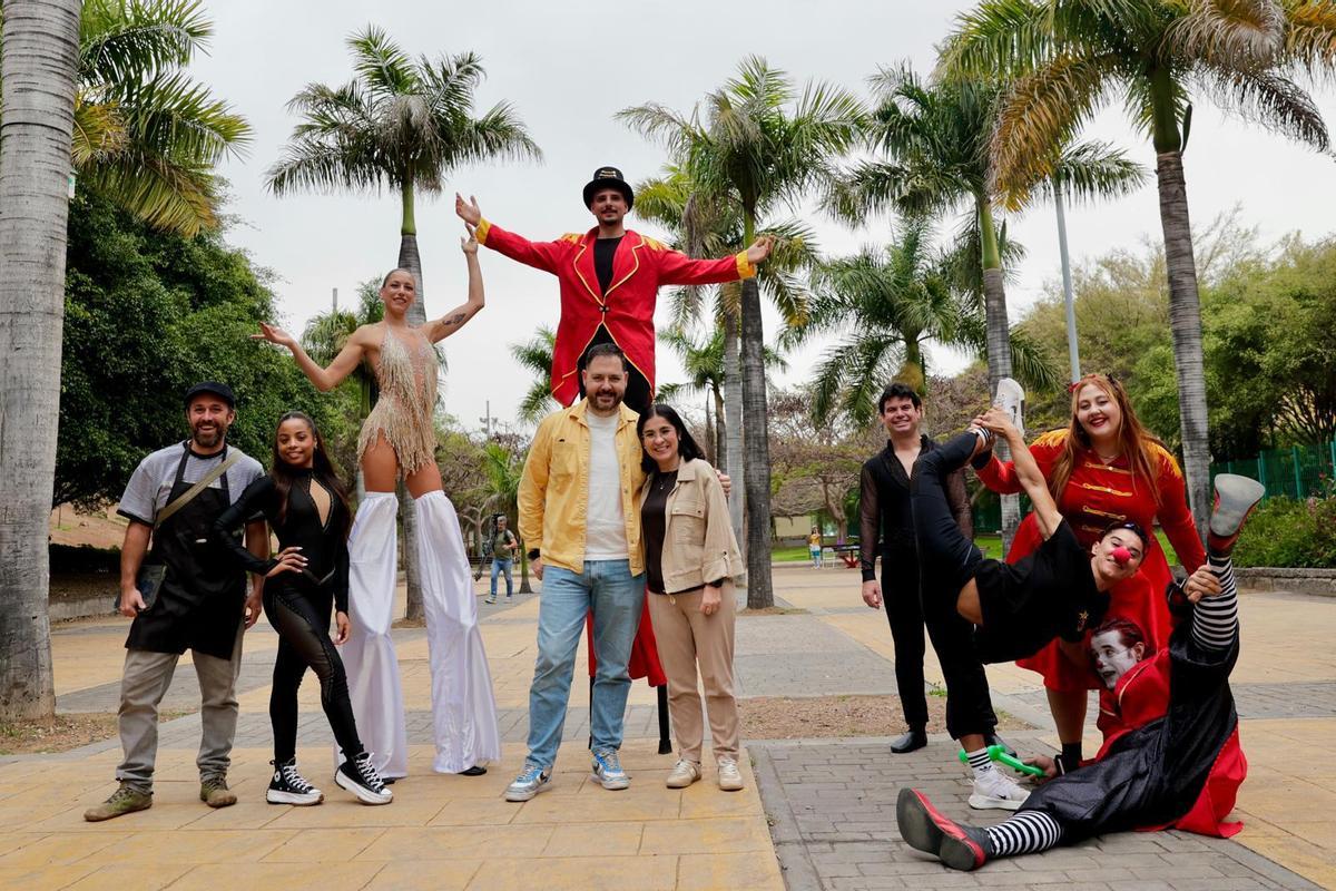 Día Mundial del Circo en el parque Juan Pablo II