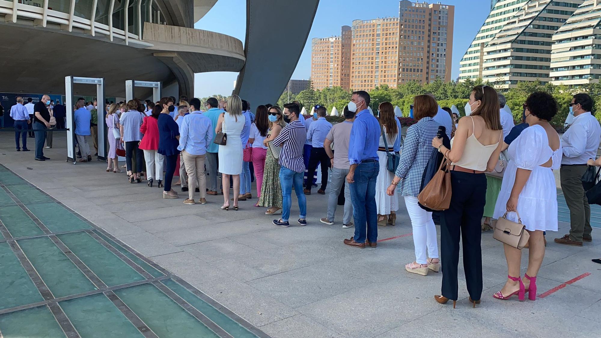 Las imágenes del congreso regional del PP celebrado en el Palau de Les Arts Reina Sofía