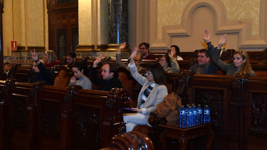 Pleno municipal en A Coruña