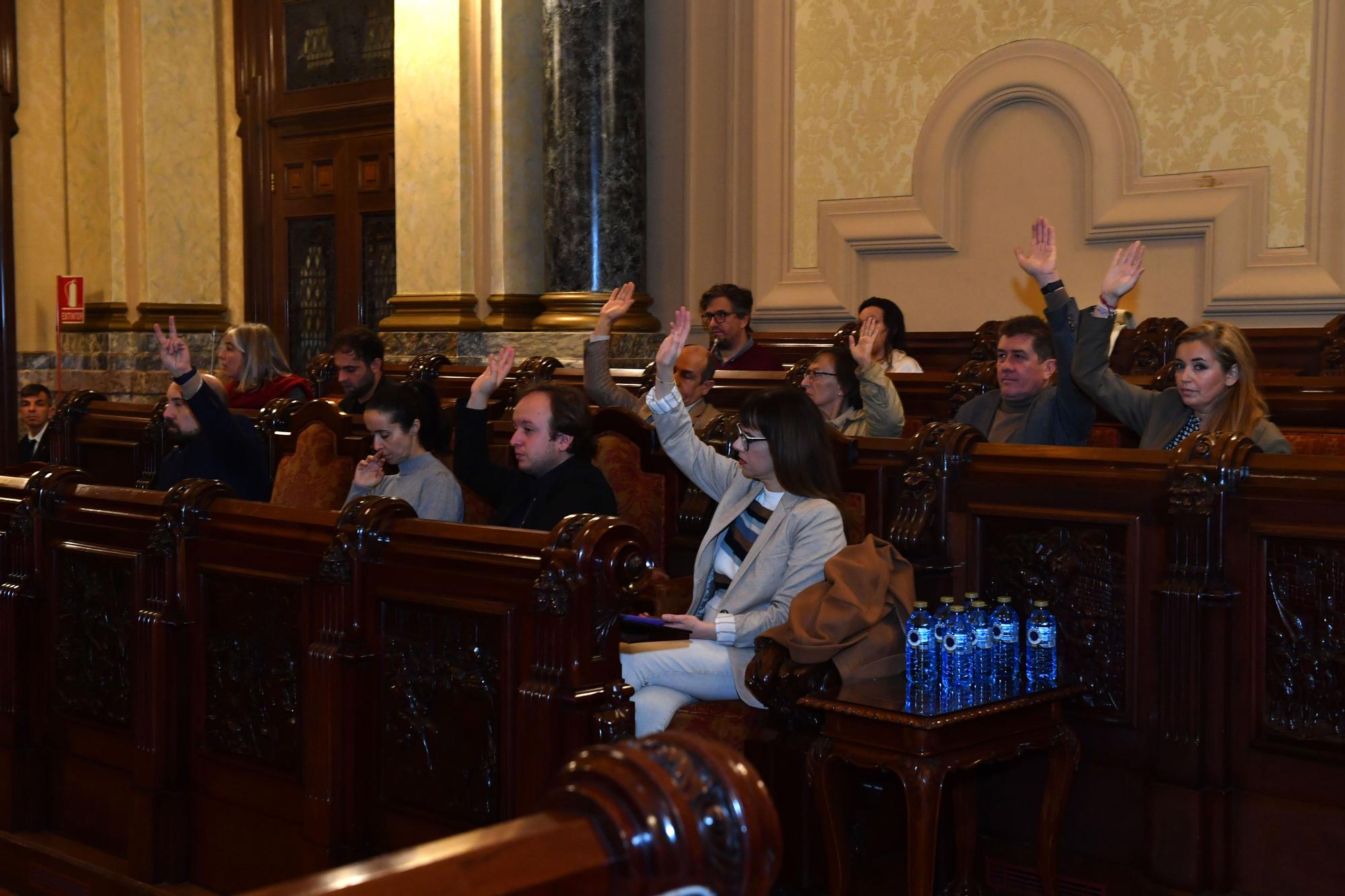 Pleno municipal en A Coruña