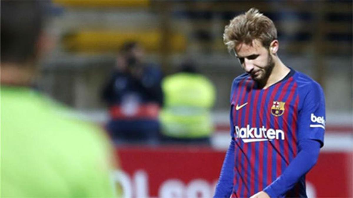 Las lágrimas de Samper tras caer lesionado otra vez