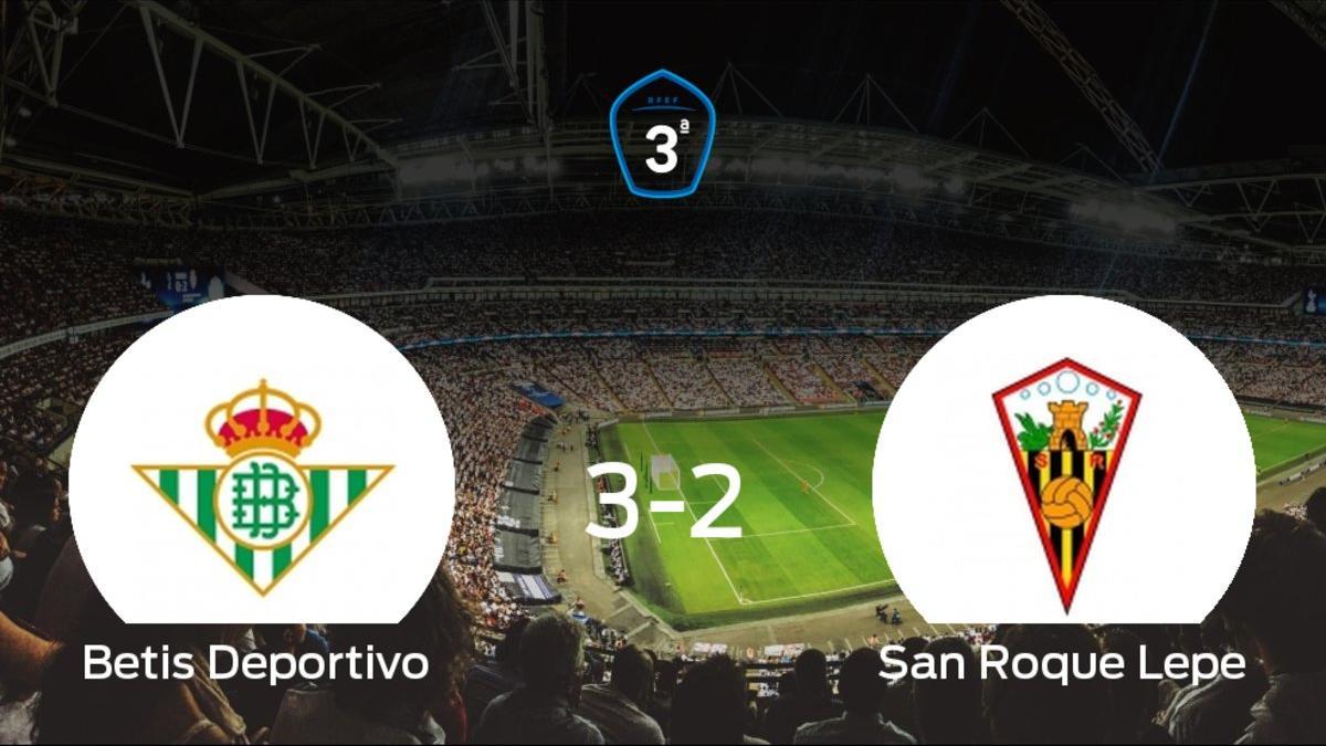 Triunfo del Betis Deportivo por 3-2 ante el San Roque Lepe