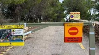 Cerrado el acceso a s'Aigua Blanca durante un mes ante el "grave riesgo" de desprendimiento