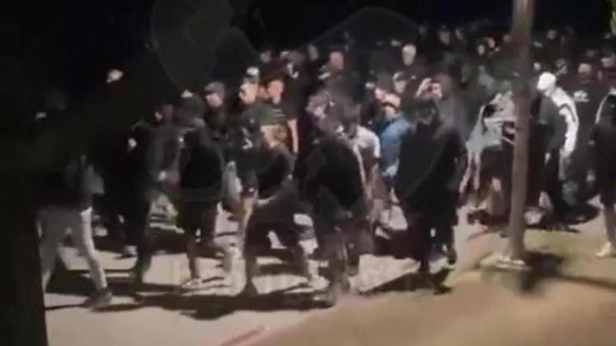 La Policía evita una pelea entre ultras del Atlético y la Real Sociedad en Sevilla