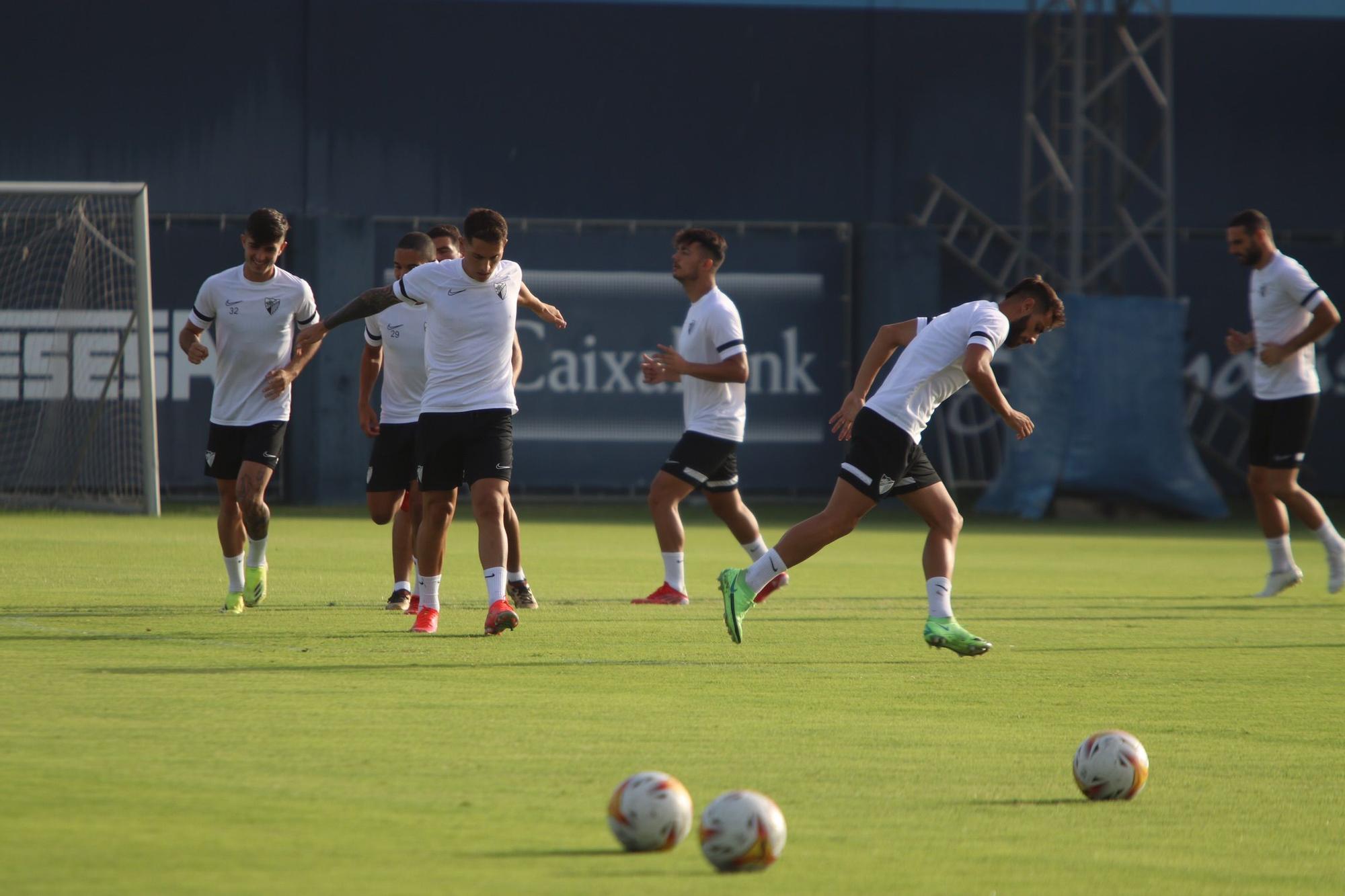 Entrenamiento del Málaga CF de este jueves 12 de agosto