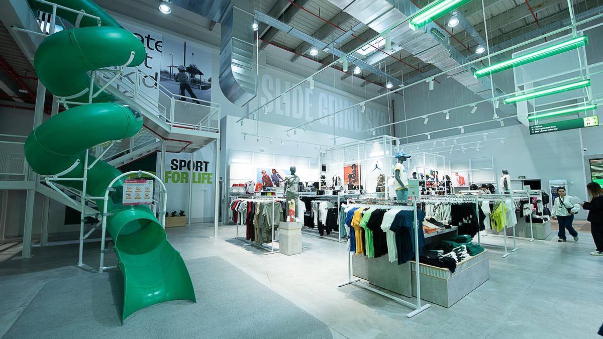 Uno de los espacios de la nueva tienda de Sprinter en Madrid.