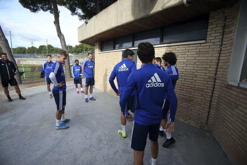 EL Zaragoza prepara el partido contra el Mirandés