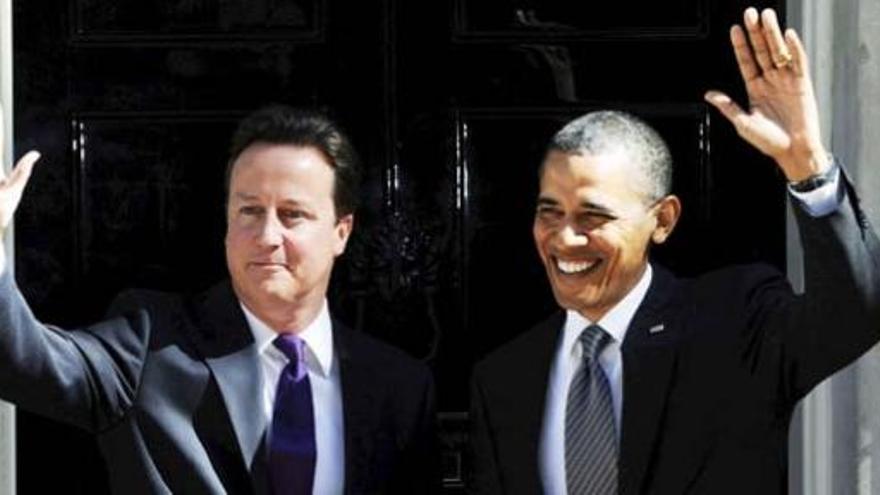 Obama y Cameron.