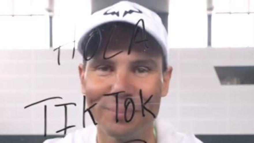 Rafa Nadal se une a la red social TikTok