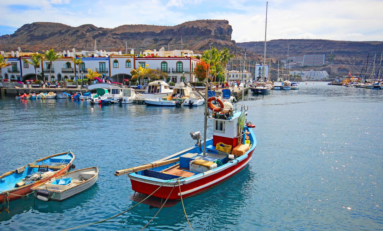 Puerto de Mogán, Gran Canaria, España.