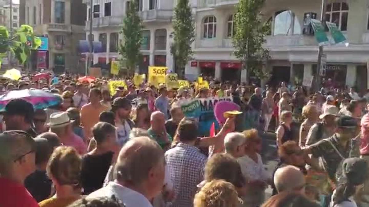 Manifestación en favor de Madrid Central