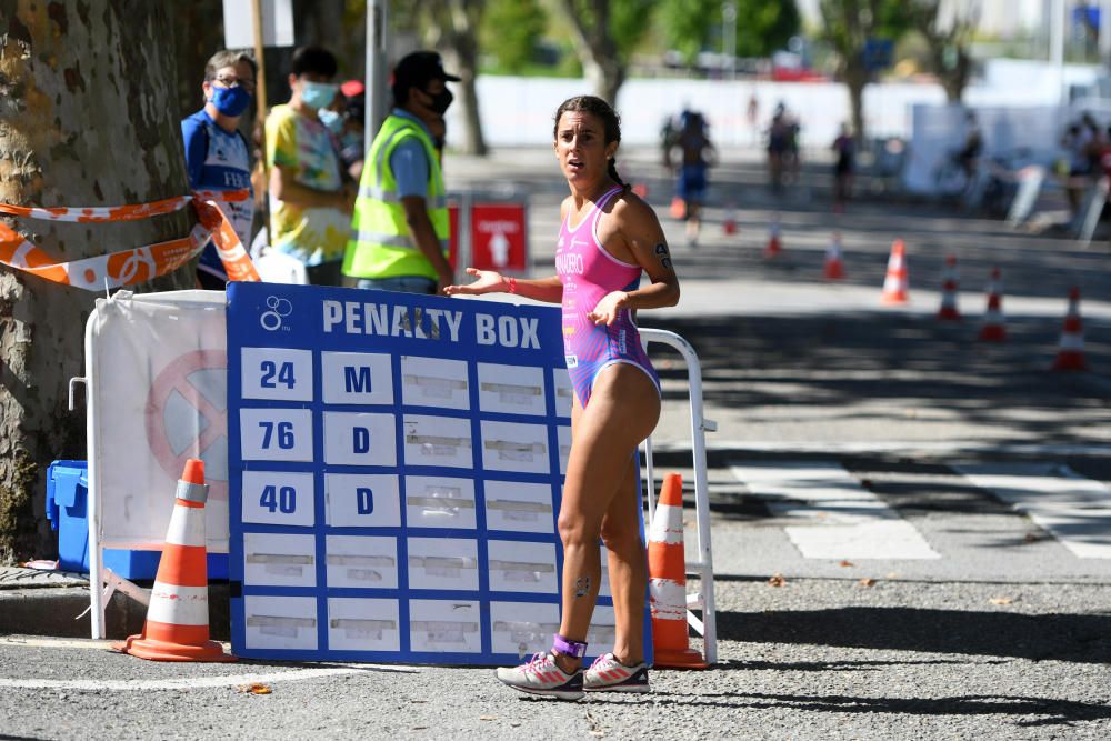 Los favoritos cumplen en el Campeonato de España de Triatlón Sprint en Pontevedra