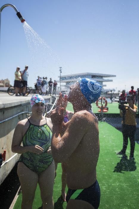 Nueva zona de baño en la Marina de València