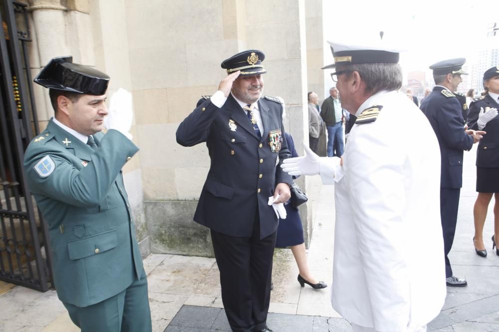 Celebración de la fiesta Policía Nacional en Gijón