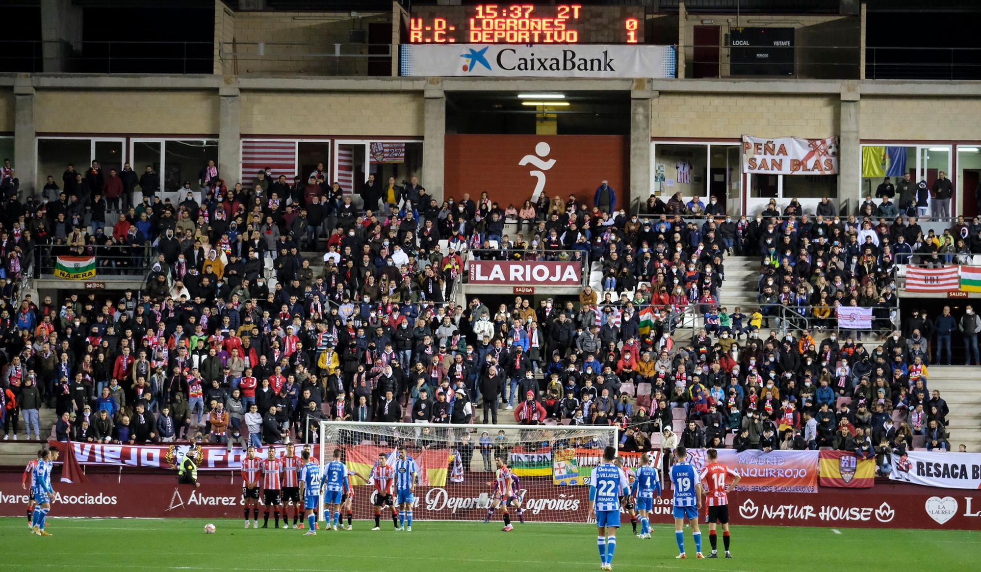 El Dépor le gana 0-1 a la UD Logroñés