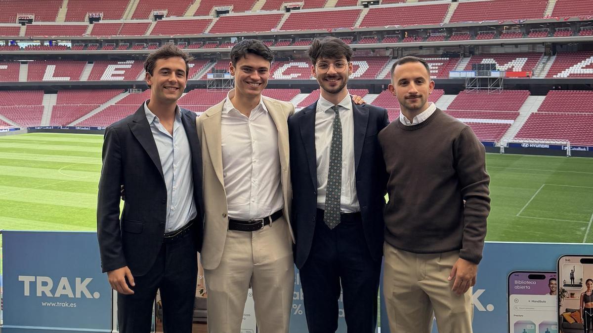 Els fundadors de l’empresa TRAK