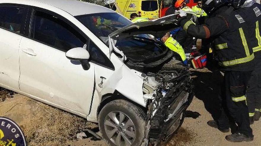 Seis heridos Accidentes en La Palma y La Aparecida